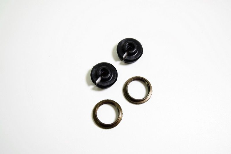 Absima Shock Lower Holder &amp; Adjust Ring (2) AB2.8 BL ( AB 1330112)