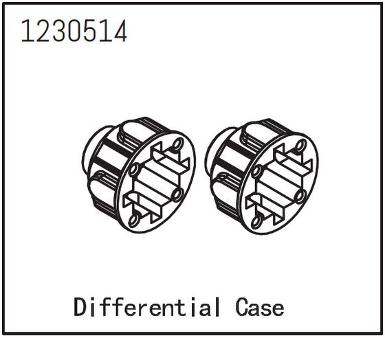Absima Differential Case ( AB 1230514)