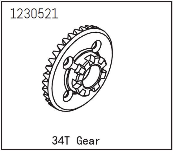 Absima Differential Gear 34T ( AB 1230521)