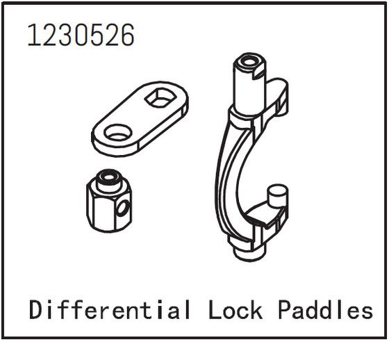 Absima Differential Lock Paddles ( AB 1230526)