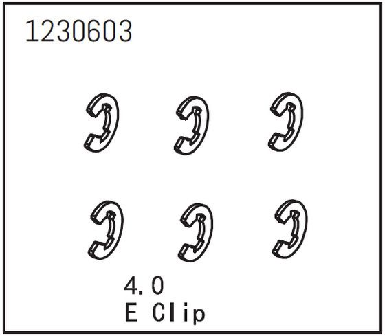 Absima E-Clips 4.0 (6) ( AB 1230603)