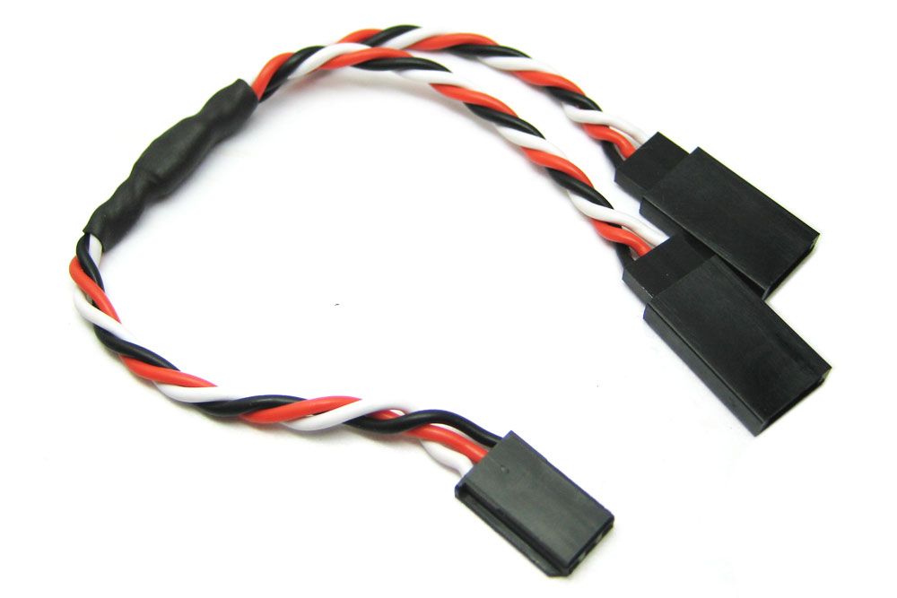 Etronix 15CM 22AWG Futaba Y Extension Lead (ET0751)