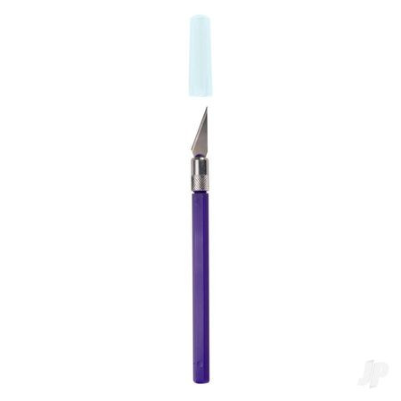 Excel K30 Light Duty Rite-Cut Knife With Safety Cap, Purple (EXL16031)