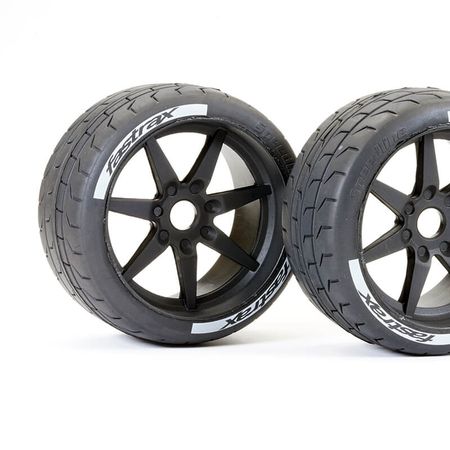 Fastrax Supaforza Rear 52 Deg Tyres 17mm Black 17mm Hex (FAST1018-52)