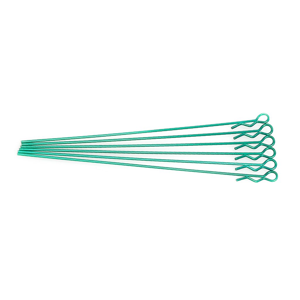 Fastrax Small Metallic Green Long Body Pin 1:10th (FAST208MG)