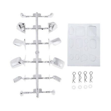 Fastrax Wing Mirror Set Chrome - 6 Types (FAST2223)