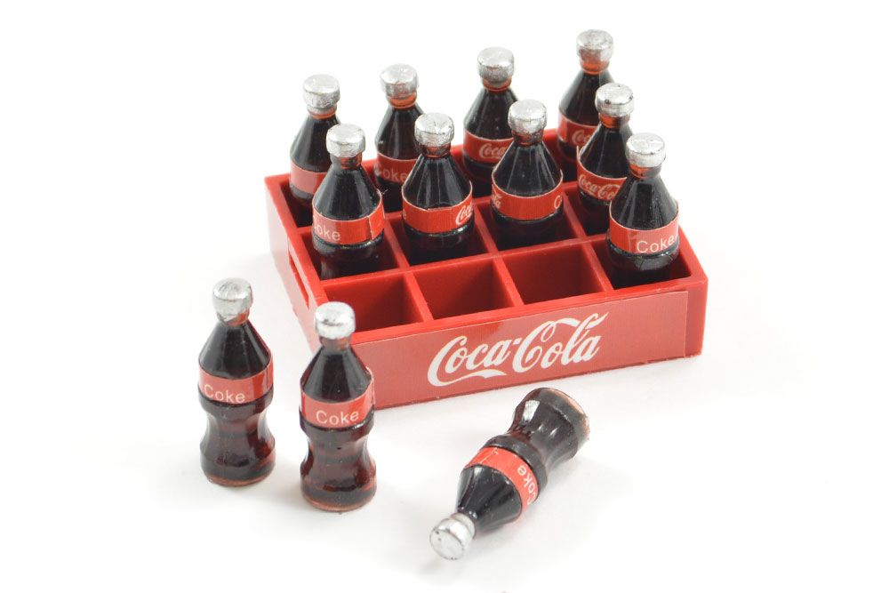 Fastrax Scale Soft Drink Crate With Cola Bottles (FAST2352)