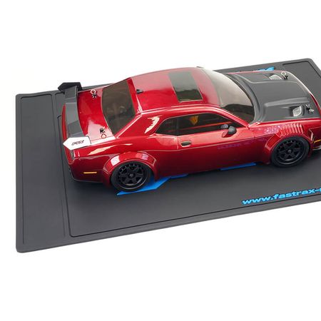 Fastrax Medium Rubber Pit Mat - Black 62 x 42cm (FAST413M-BK)