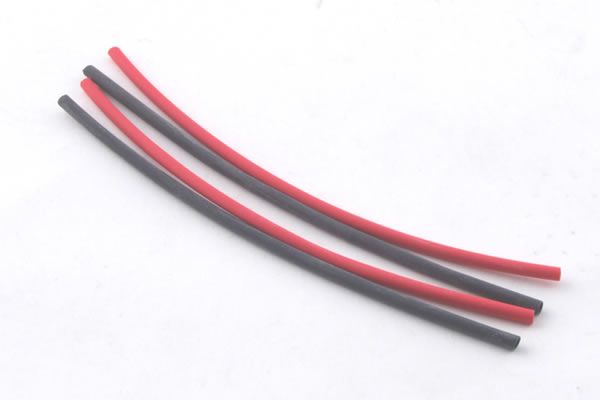 Fastrax 1.6mm x 10CM Heatshrink Red/Black (4) (FAST96)