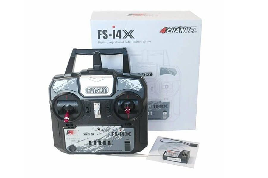 Flysky FS-I4X 4 CH 2.4Ghz Radio System w/A6 Receiver Mode 2 (FS-I4X-A6M2)