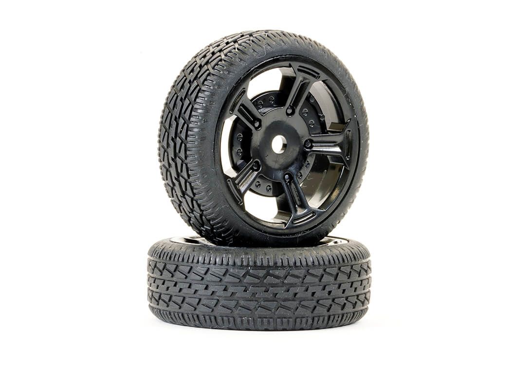 FTX Havok Road Thread Wheels &amp; Tyres (Pr) (FTX10618R)