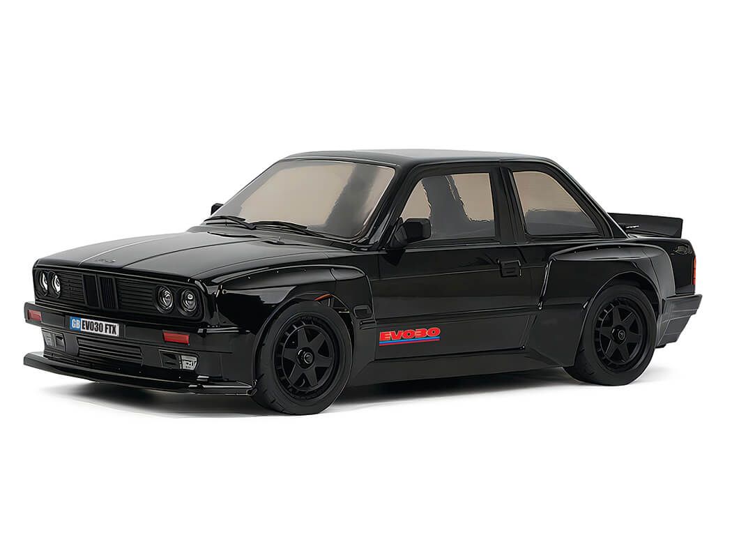 FTX 1:10 EVO30 Brushed Street Car - Black RTR (FTX5491BK)