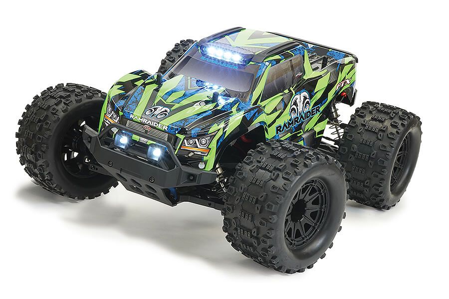 FTX Ramraider 1:10 Brushless Monster Truck RTR - Green/Blue (FTX5497GB)