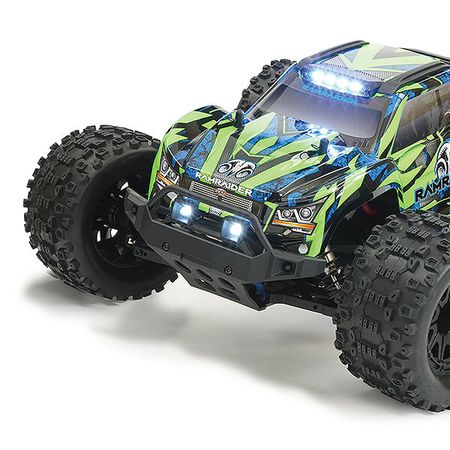 FTX Ramraider 1:10 Brushless Monster Truck RTR - Green/Blue (FTX5497GB)