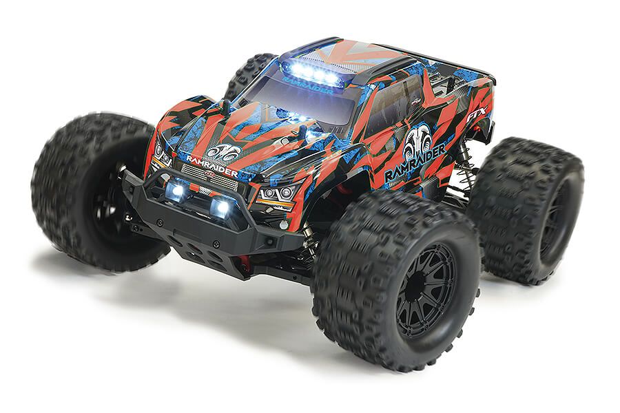 FTX Ramraider 1:10 Brushless Monster Truck RTR - Red/Blue (FTX5497RB)