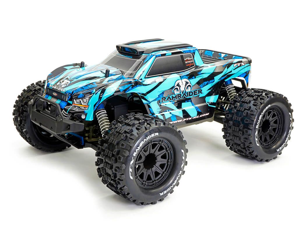 FTX Ramraider Monster Truck RTR, Brushed - Sky/Blue (FTX5499SB)