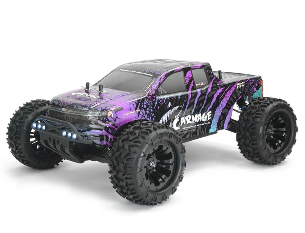 FTX Carnage 2.0 Brushless Truck 4wd RTR W/Lipo &amp; Charger (FTX5539)