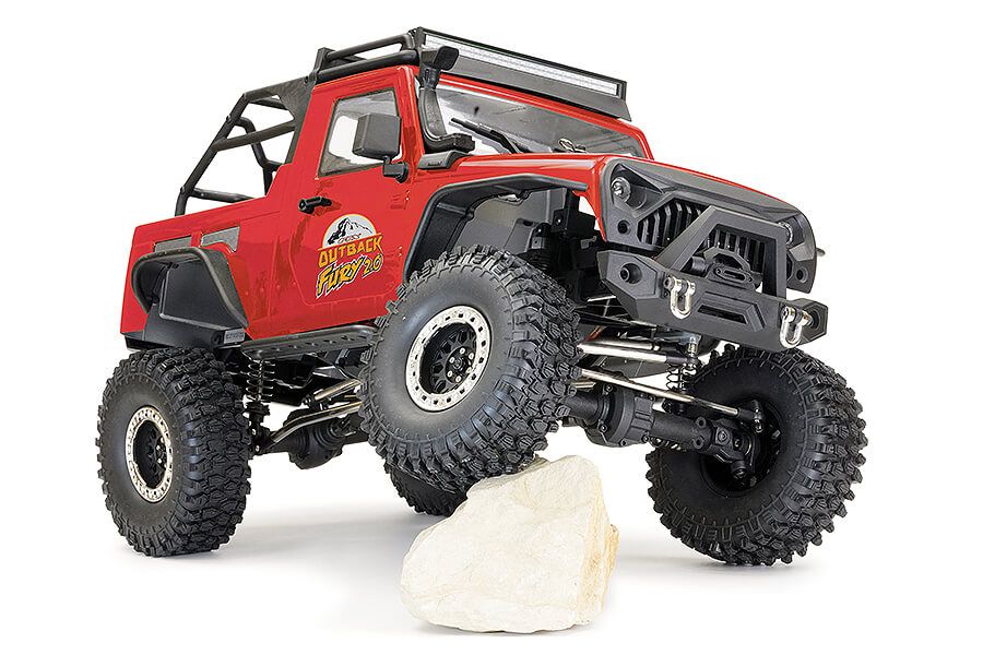 FTX Outback Fury 2.0 4X4 RTR Trail Crawler Red (FTX5578R)