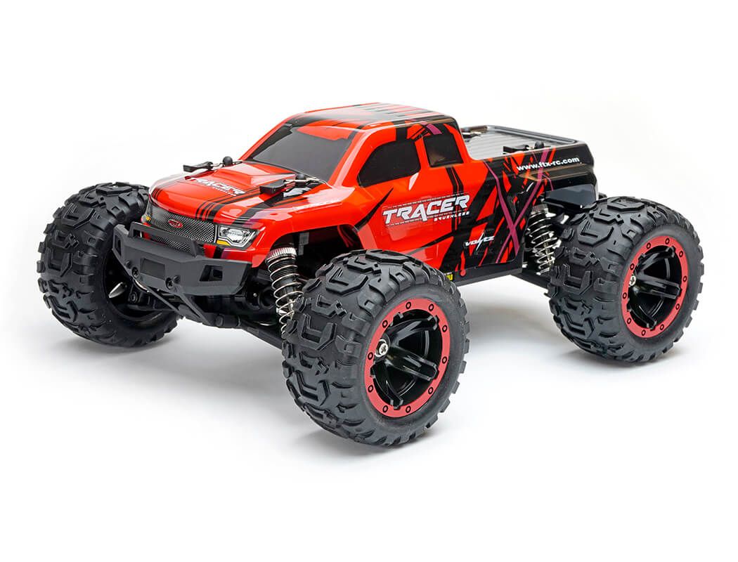 FTX Tracer 1:16 4wd Brushless Monster Truck RTR - Red (FTX5596R)