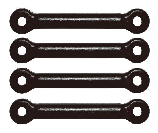 Absima Front/Rear Upper Links (4Pcs) ( AB 18301-9)
