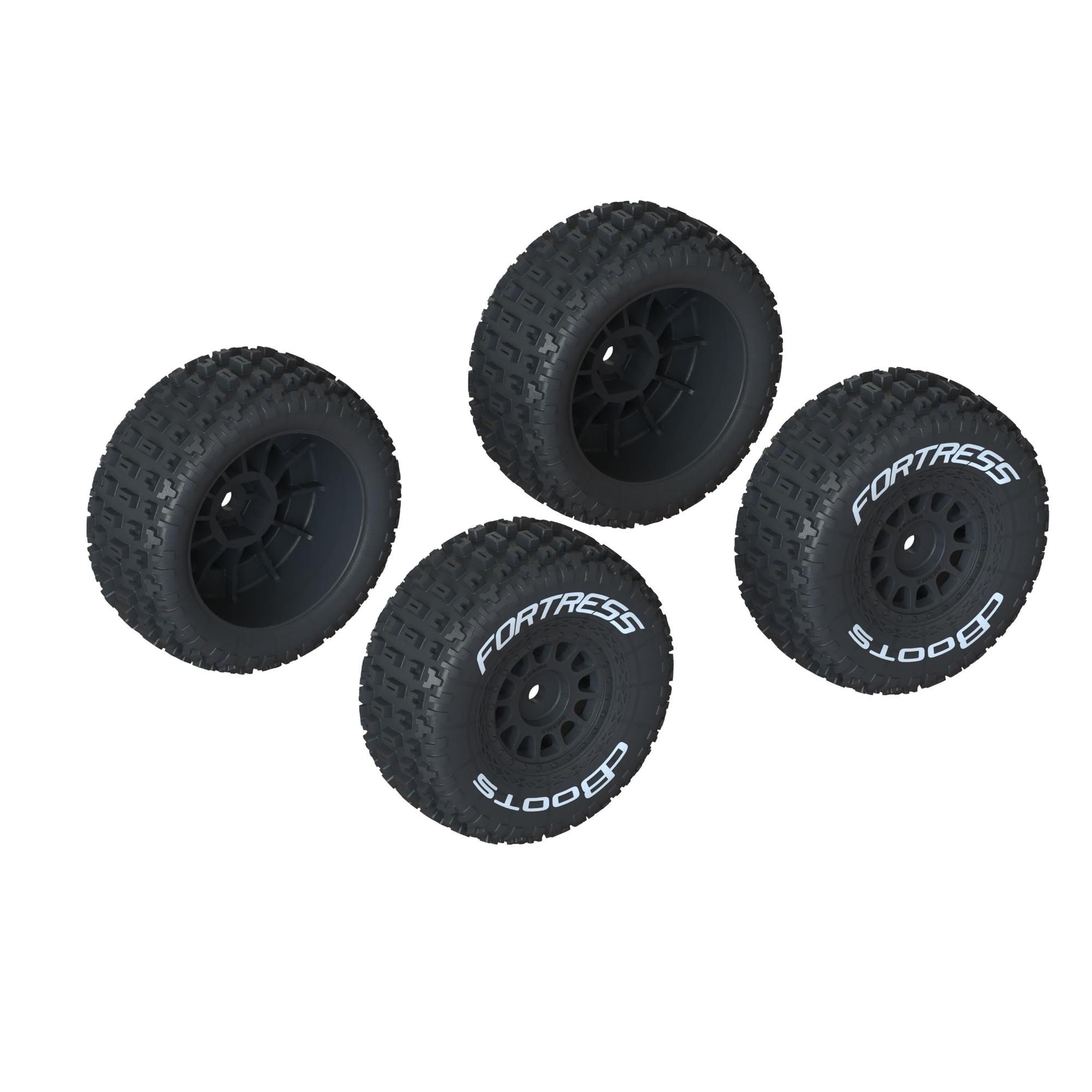 Arrma dBoots &#039;FORTRESS&#039; Tire Set Glued, Option (2 Pairs) (G-ARA550117)