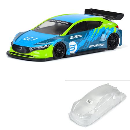 Protoform 1/10 Speed3 Clear Body: 190mm FWD TC (G-PRM1589-25)