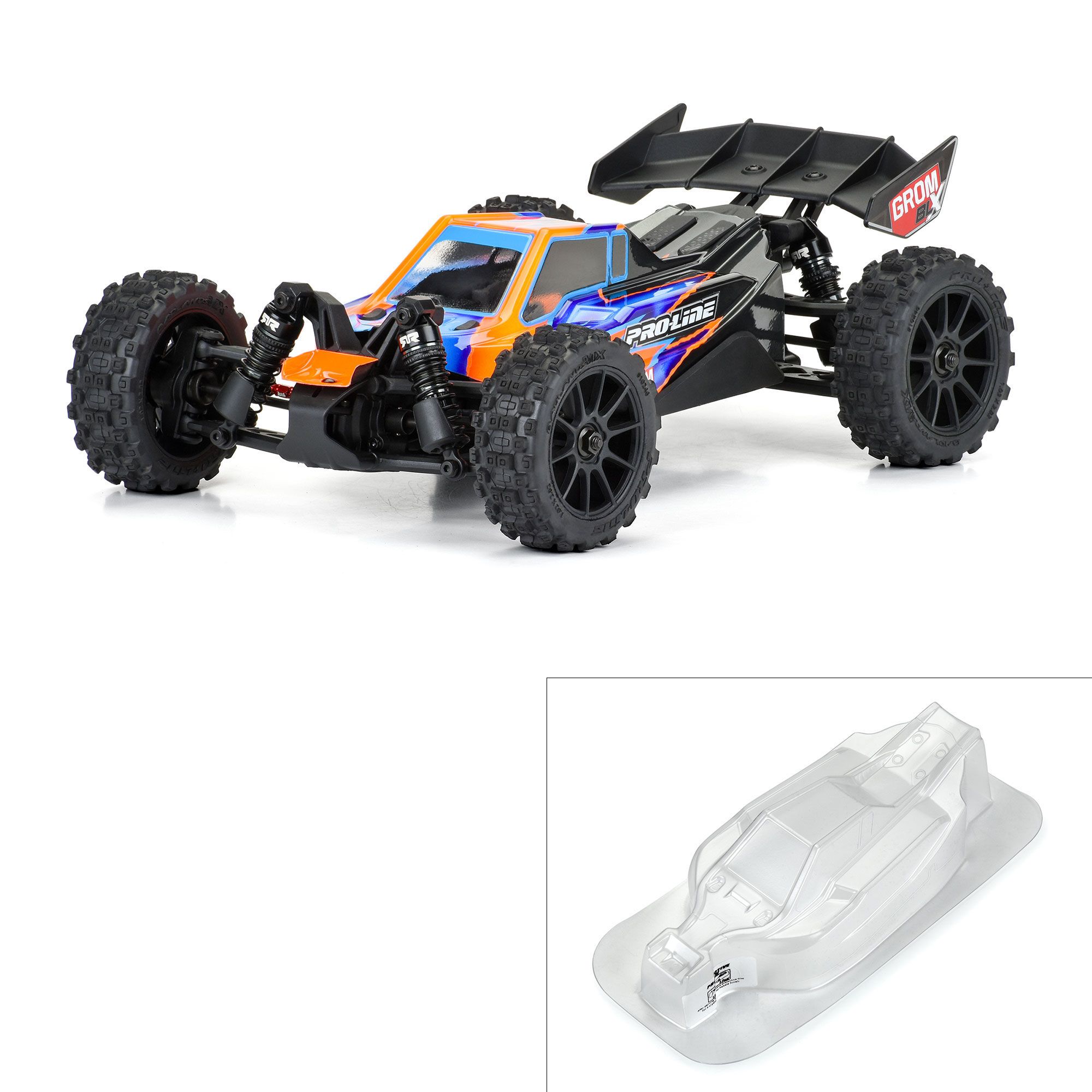 Pro Line 1/14 Axis Clear Body: Typhon GROM (G-PRO367100)