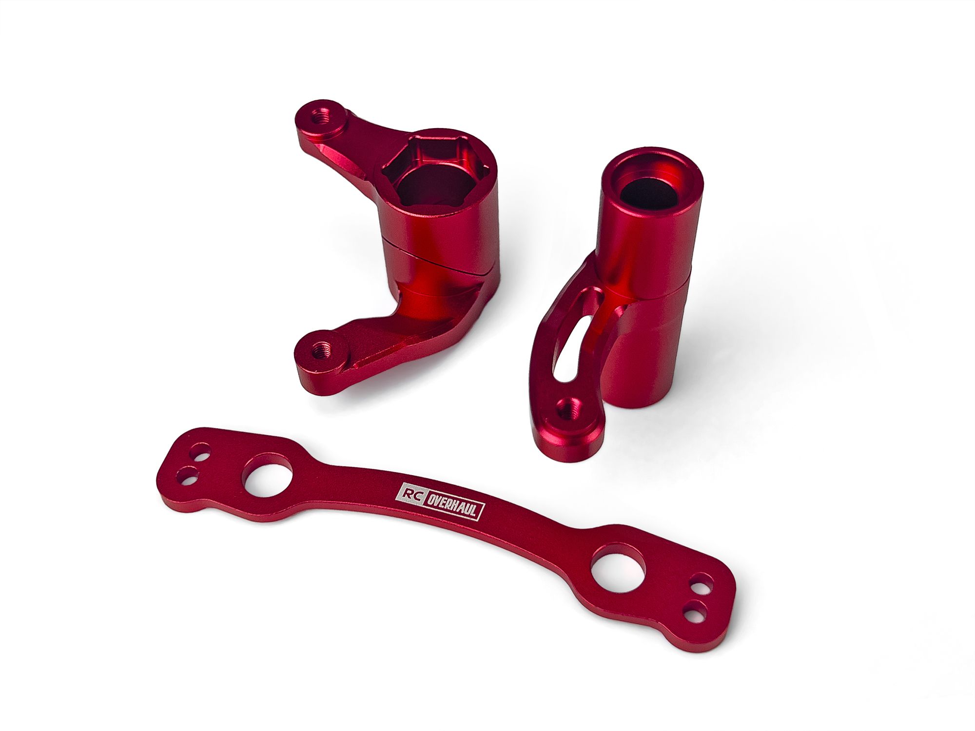 RC Overhaul Steering Crank Set Red Alum 6S (G-RCO-AR004)