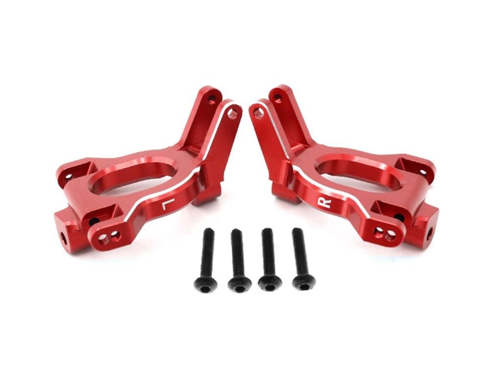 RC Overhaul Front Hub Carrier, Red Aluminum, 4S / Kraton (G-RCO-AR014R)