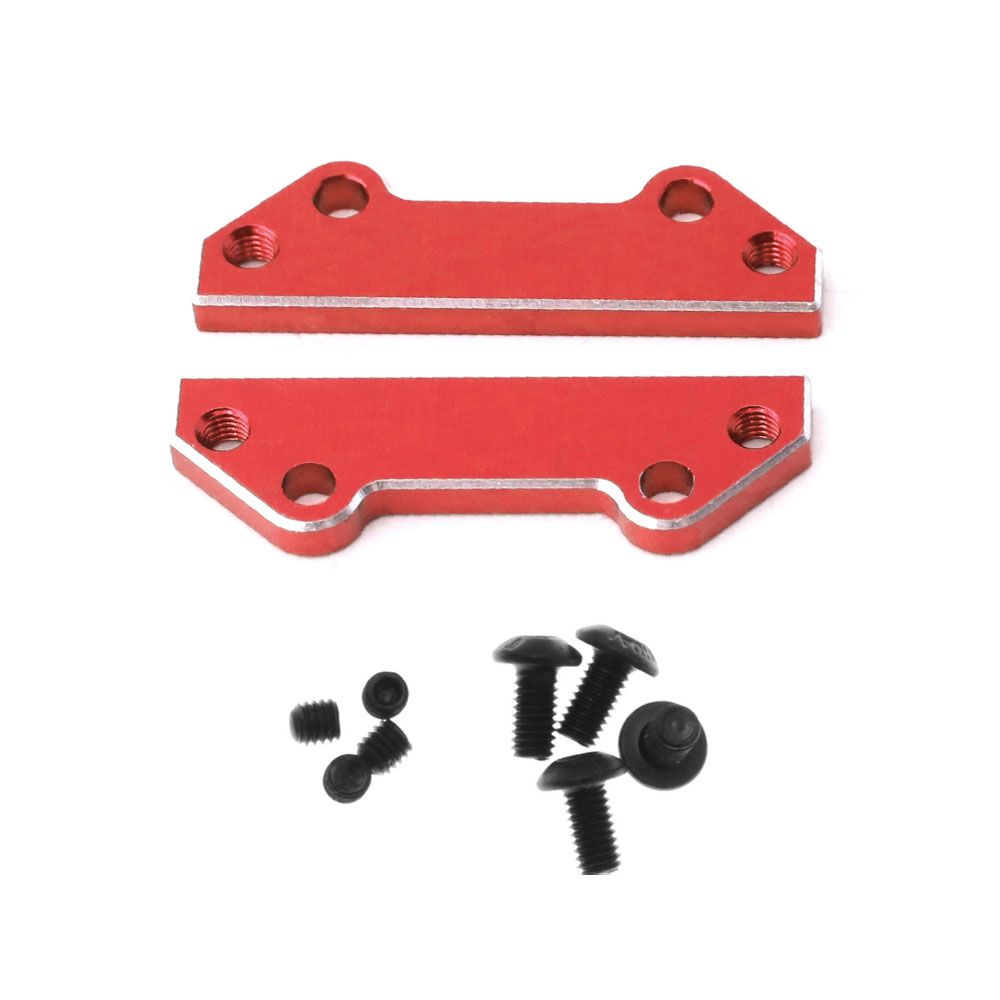 RC Overhaul Sway Bar Mount Front &amp; Rear, Red Aluminum, 4S (G-RCO-AR016R)