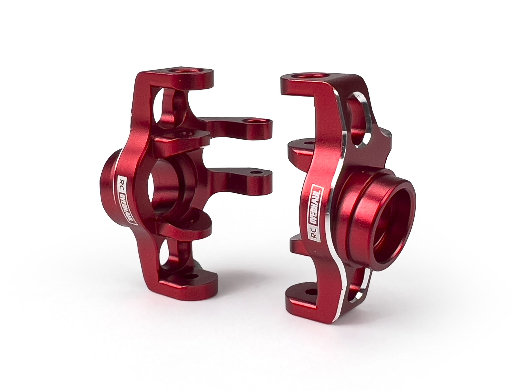 RC Overhaul Front Hubs, Red Aluminum, 1/18 Typhon/Granite Grom (G-RCO-AR021R)