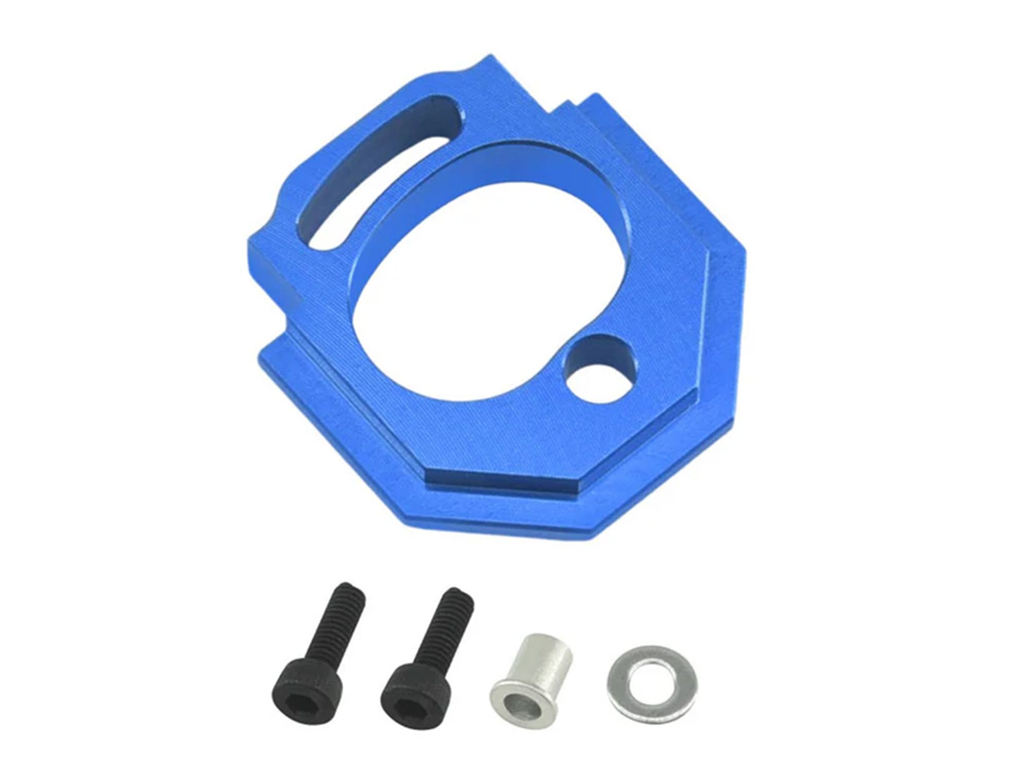 RC Overhaul Aluminum Motor Mount, Blue, Grom (G-RCO-AR023B)