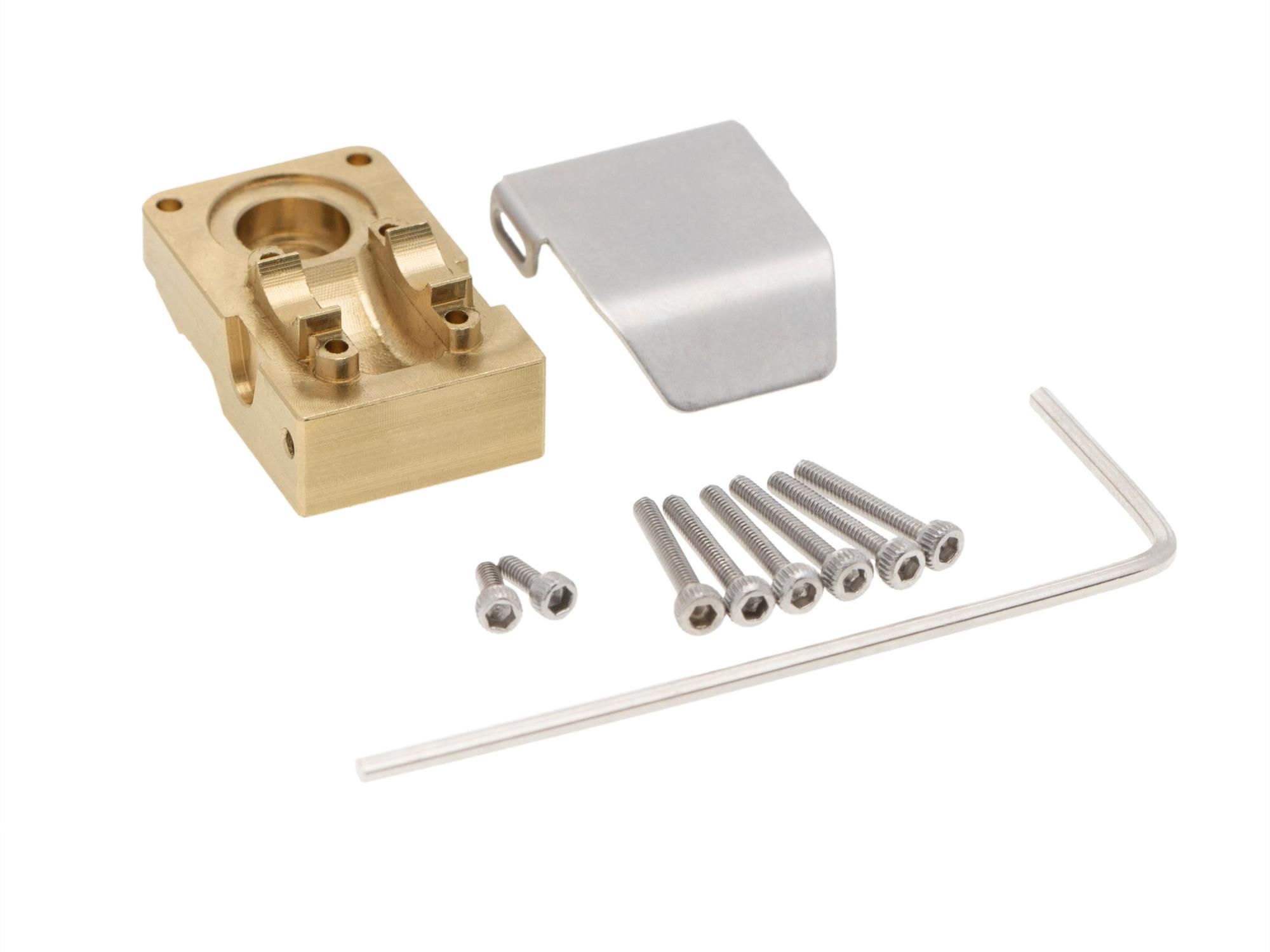 RC Overhaul Brass Diff Cover w/Amour Grd AX/SCX24 (G-RCO-AX005)