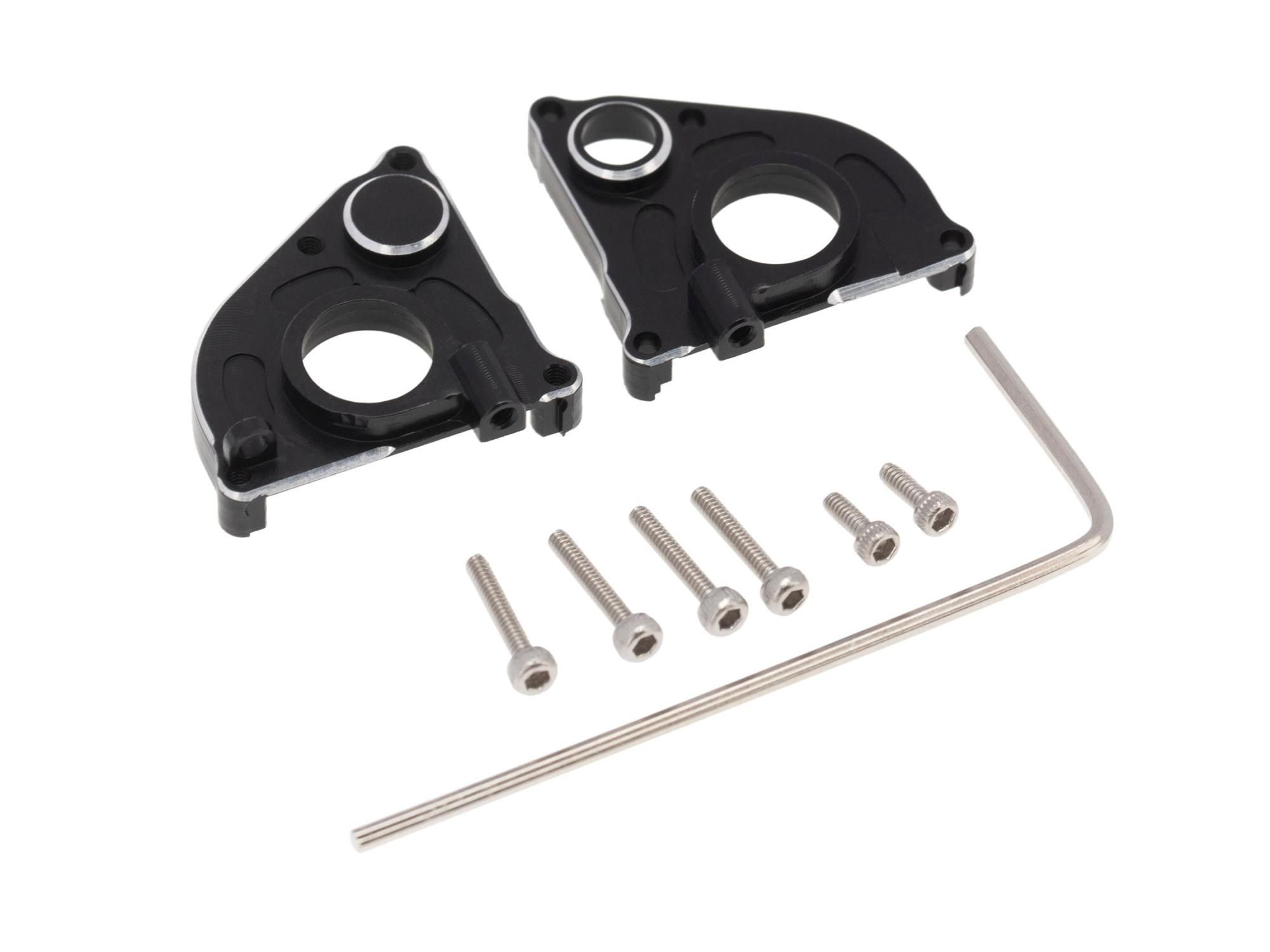 RC Overhaul Centre G/box Housing Blk Alloy AX/SCX24 (G-RCO-AX009)