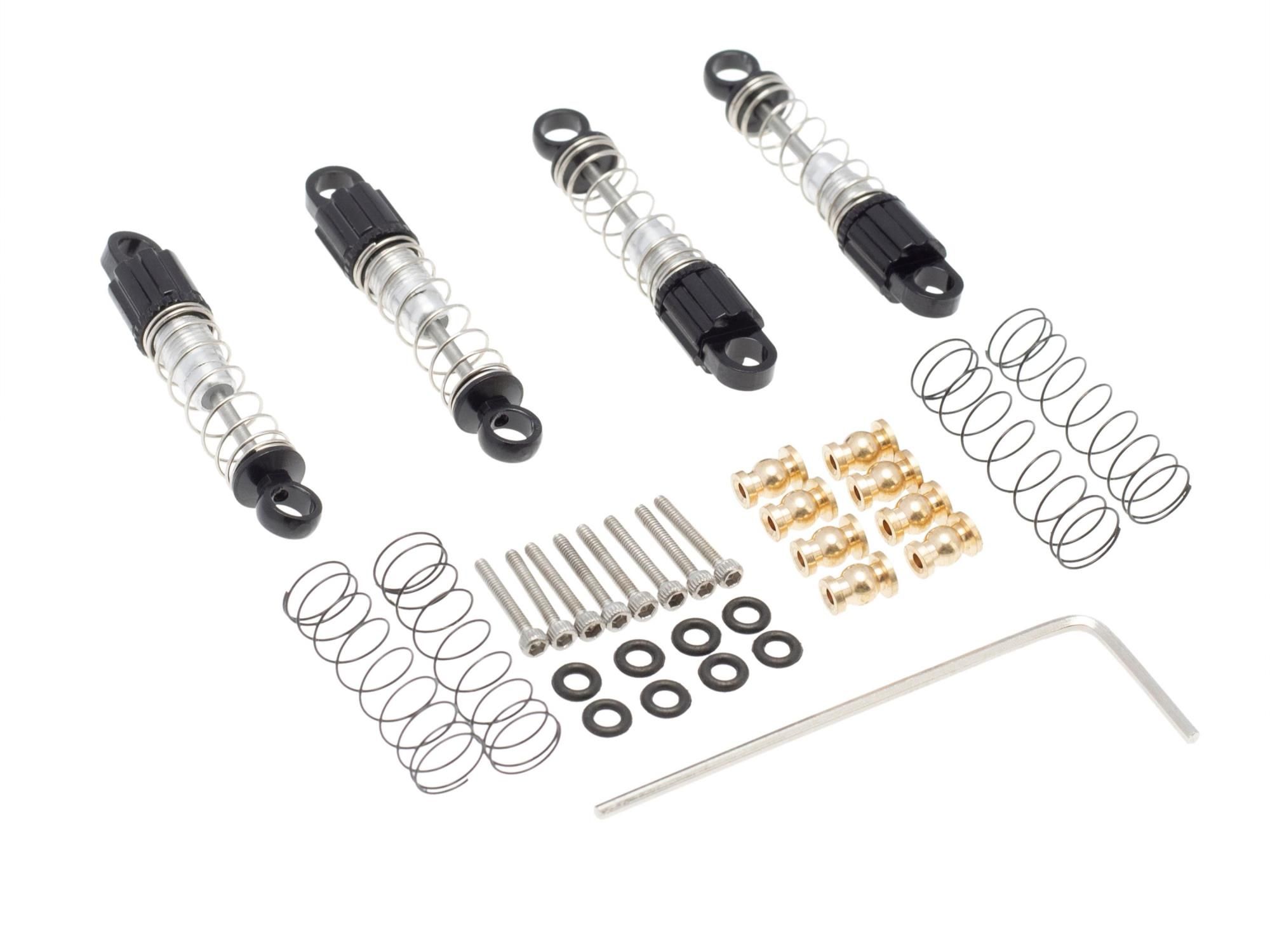 RC Overhaul Shock Absorber Aluminum 4pcs SCX/AX24 (G-RCO-AX010)