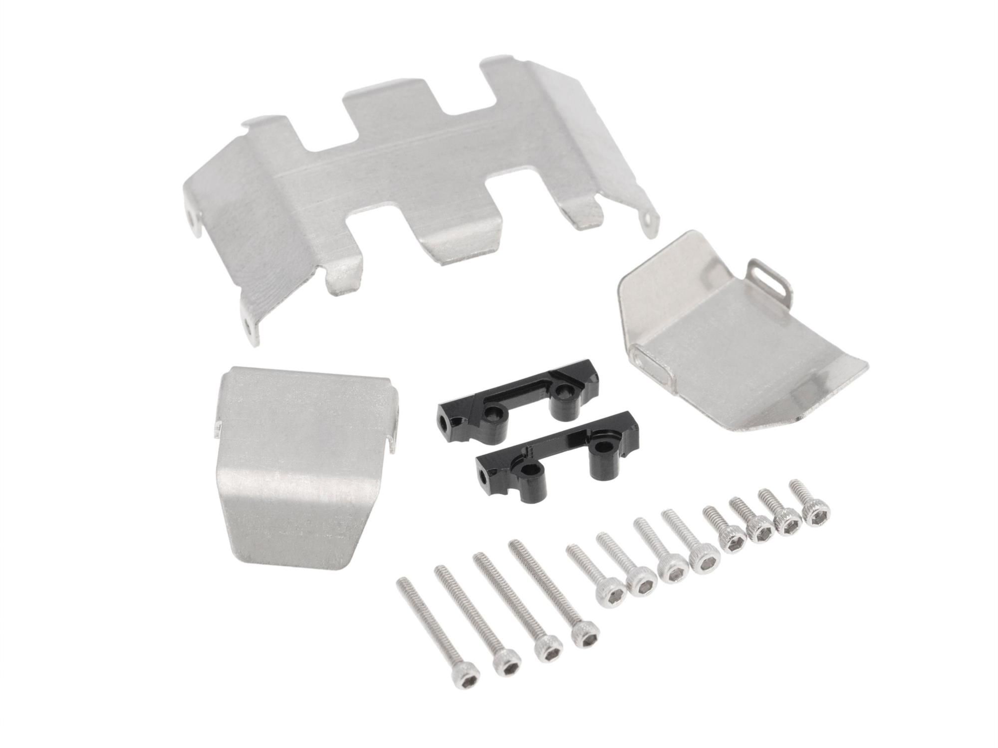 RC Overhaul Armour Guard Set Steel 3pcs SCX24 (G-RCO-AX020)