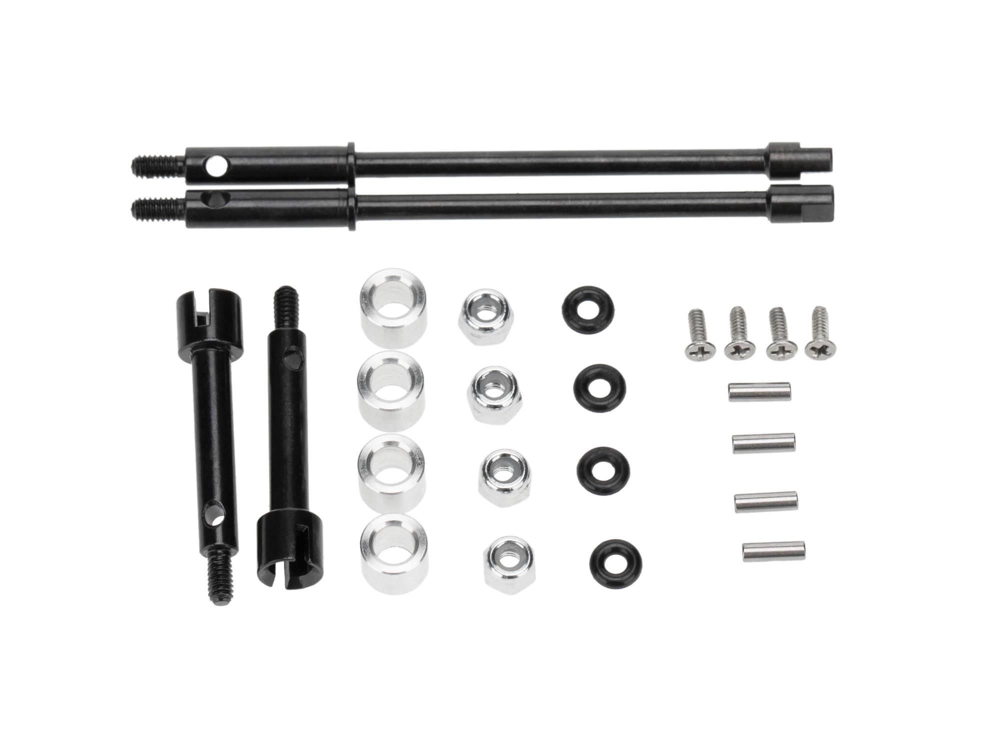 RC Overhaul Drive Shafts / Axles +4mm Steel SCX24 (G-RCO-AX023)