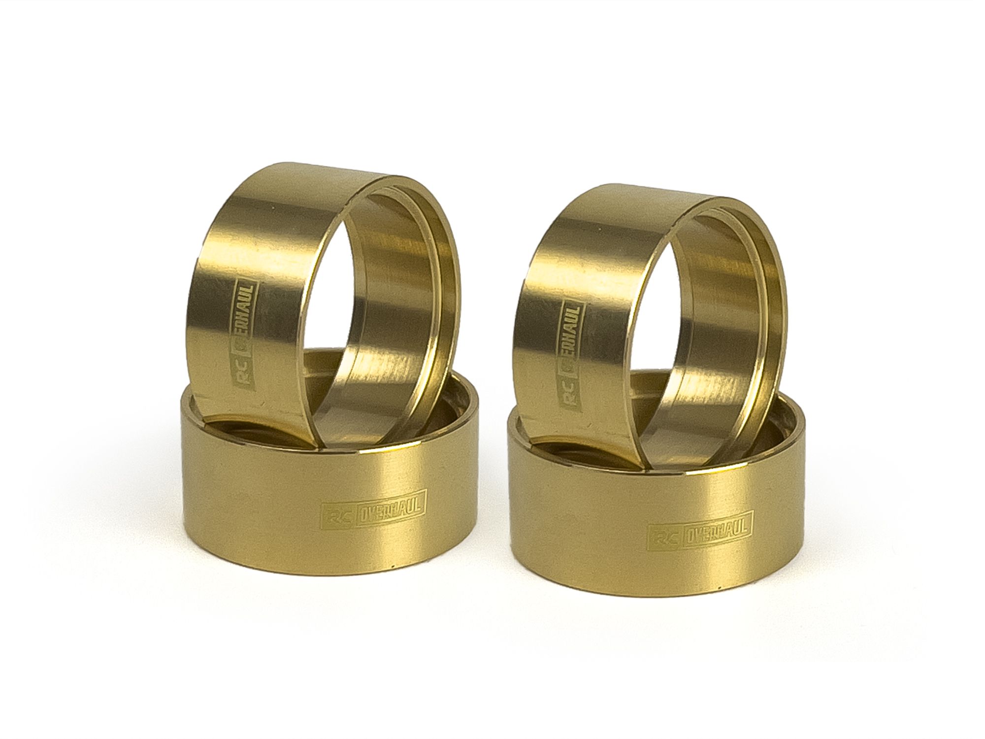 RC Overhaul Inner Wheel Weights, Brass (4pcs), SCX24 (G-RCO-AX037)