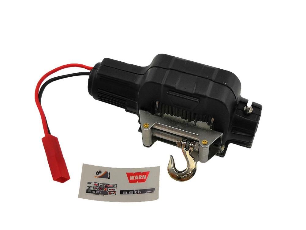 RC Overhaul Winch 1/10th Aluminum (Black) (G-RCO-CR002)