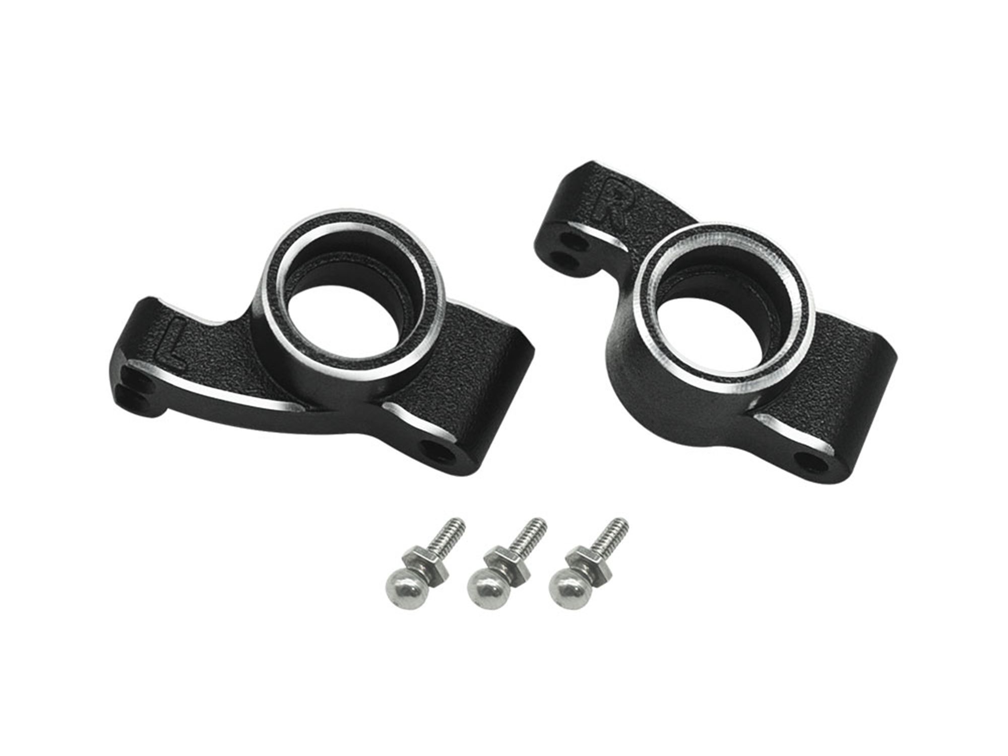 RC Overhaul Aluminum Rear Hubs: Micro-B (G-RCO-LOS09BK)