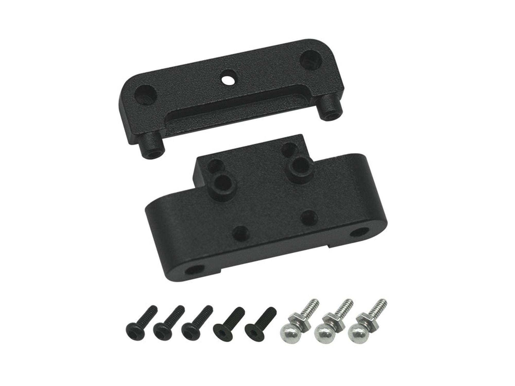 RC Overhaul Aluminum Front Arm Mount: Micro-B (G-RCO-LOS14BK)