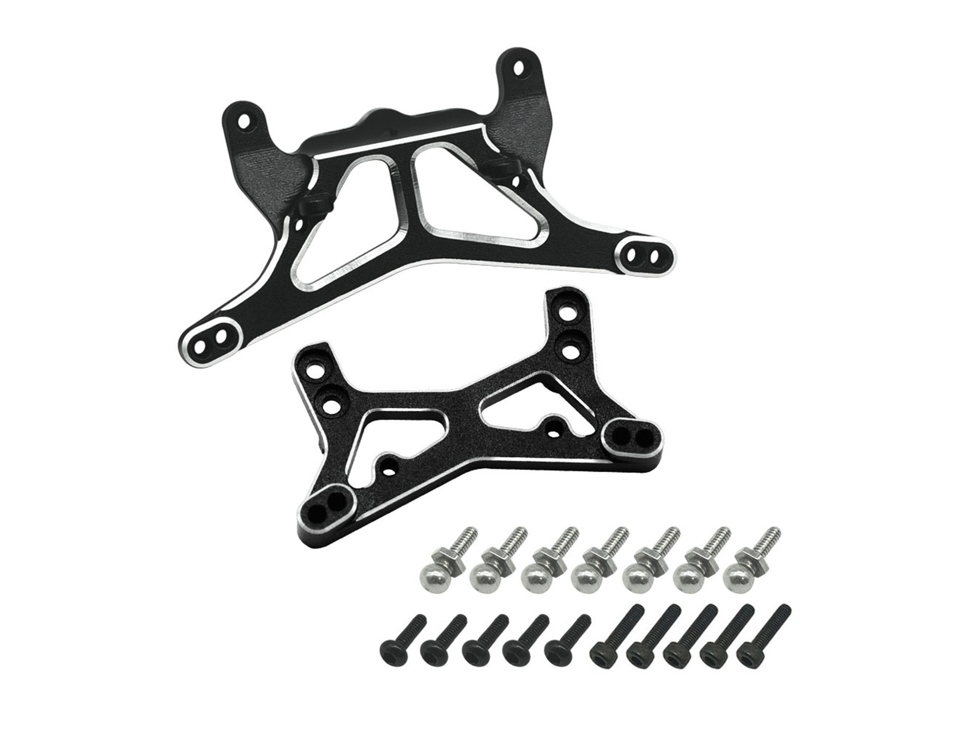 RC Overhaul Aluminum Front and Rear Shock Mounts: Micro-B (G-RCO-LOS16)