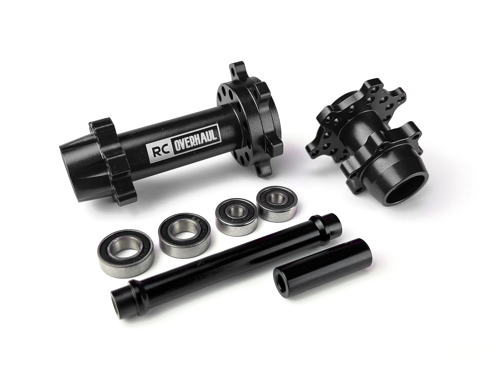 RC Overhaul Aluminum Hub Set, Promoto, Black (G-RCO-MX01BK)