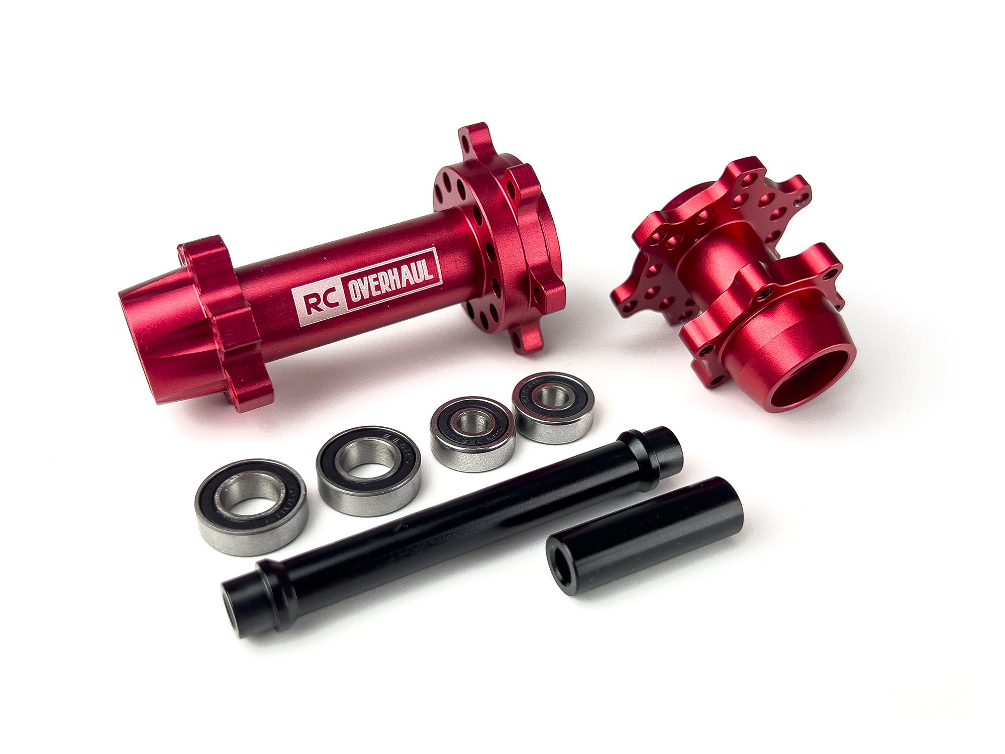 RC Overhaul Aluminum Hub Set, Promoto, Red (G-RCO-MX01R)
