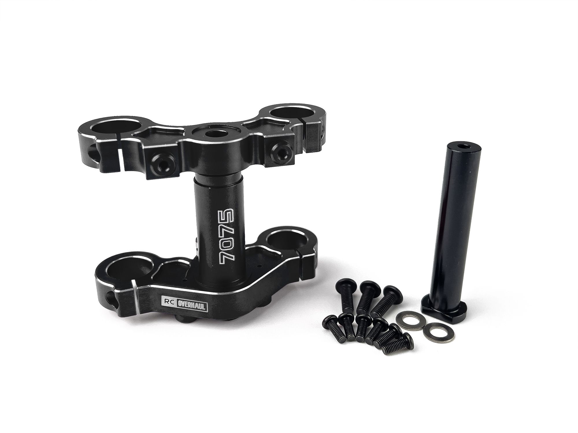 RC Overhaul Aluminum Triple Clamp Set, Promoto, Black (G-RCO-MX03BK)