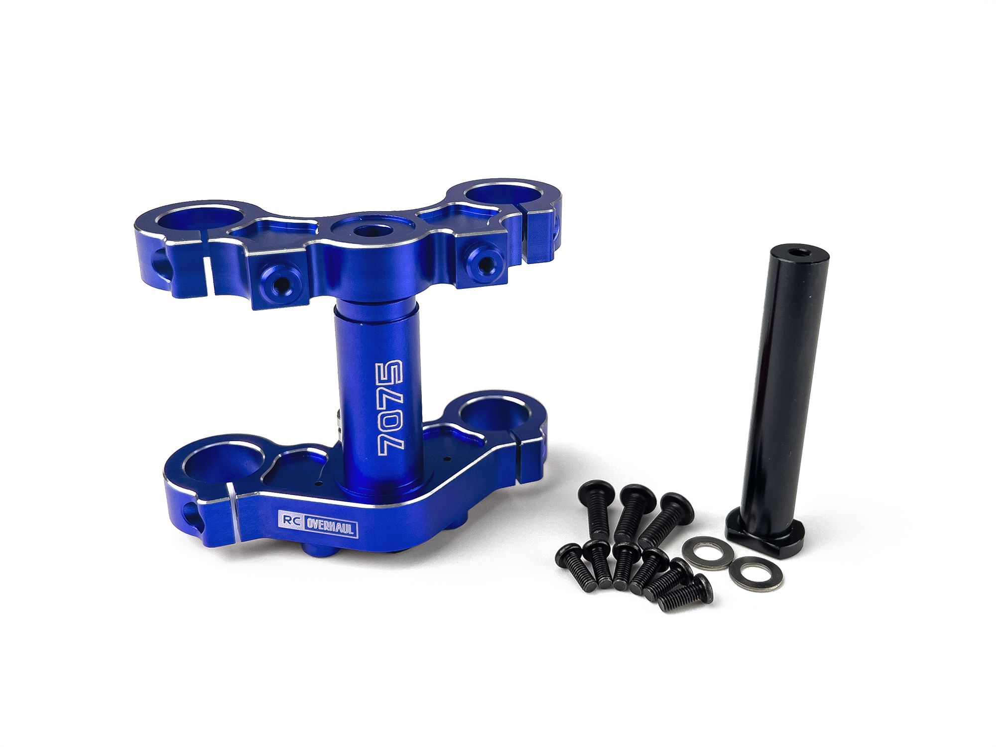 RC Overhaul Aluminum Triple Clamp Set, Promoto, Blue (G-RCO-MX03BL)