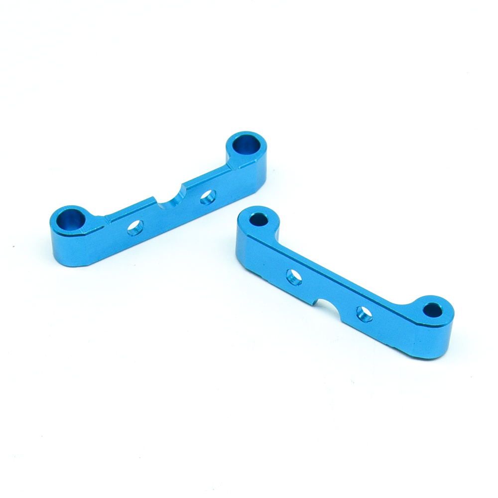 RC Overhaul Sus Arm Mount Fr &amp; Rr Blue Aluminum TT01 (G-RCO-TAM02)