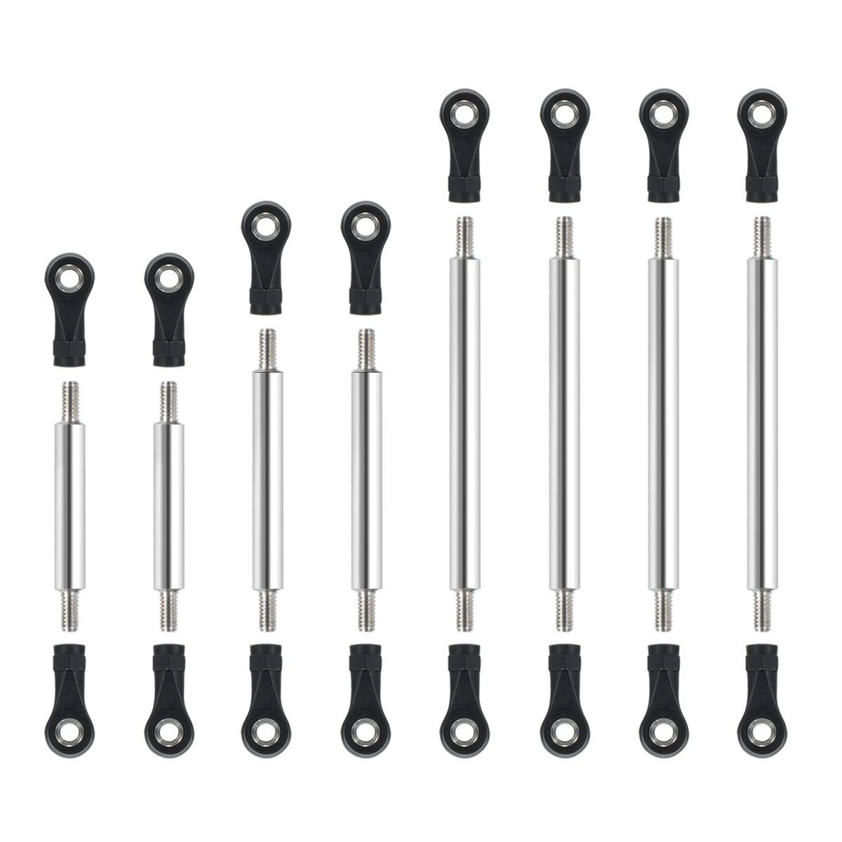 RC Overhaul Straight Rod Set SS 8pcs TRX-4M (G-RCO-TRX014)