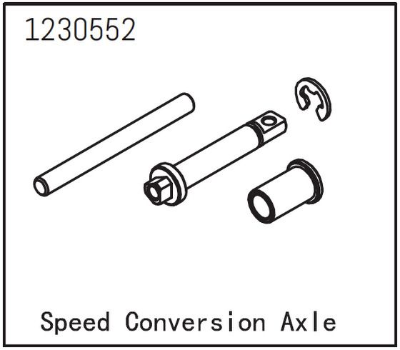 Absima Speed Conversional AXLe ( AB 1230552)