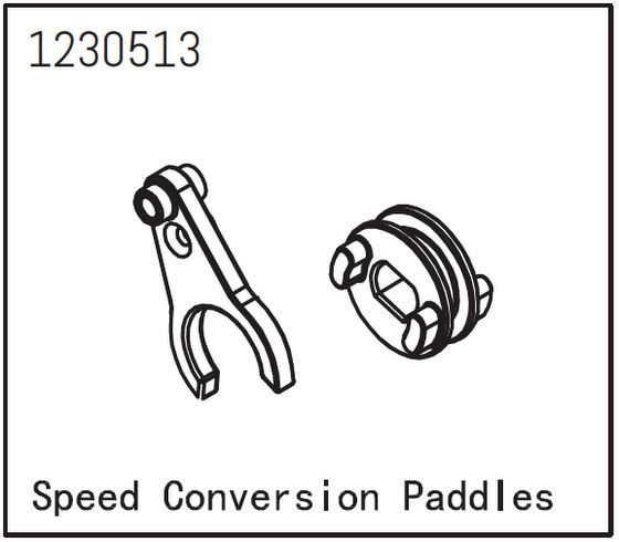 Absima Speed Conversion Paddles ( AB 1230513)
